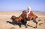  - Ů Jiayuguan (Jiayu Pass) -  Camel and Woman