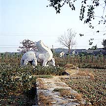 Nanjing Six Dynasties Stone Beasts--Lion,Nanjing Stone Beasts