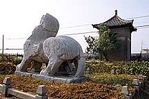 Nanjing Six Dynasties Stone Beasts--Lion,Nanjing Stone Beasts