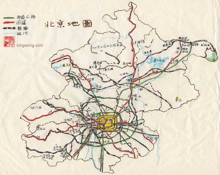 map of Beijing