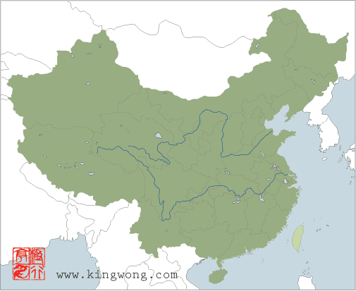 topographic mapthe china