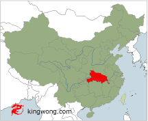 湖北地图 image map of China page