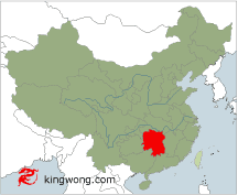 image map of China page