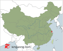 image map of China page