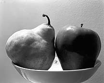 Apple and Pear,Still Life