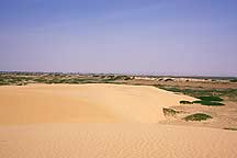 Great Wall and Sand Dunes near Dingbian,Sample2006