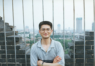 Atop Smal Wild Goose Pagoda