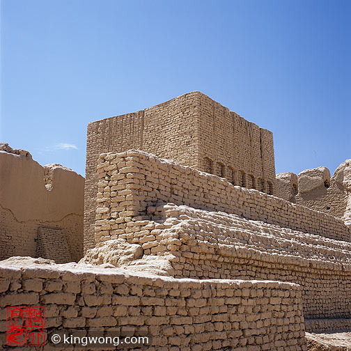 ߲ʳ Gaochang Ruins - Palace area  remains