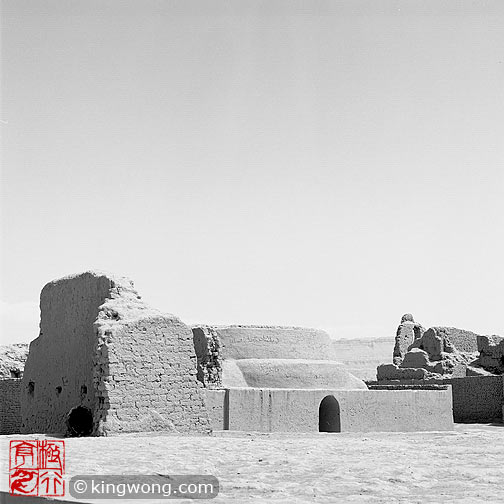 ߲ʳ Gaochang Ruins-adobe building