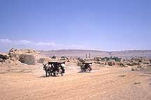 Gaochang Ruins - Donkey Cart,Gaochang