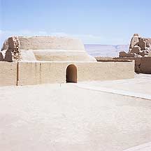 Gaochang Ruins - adobe structure,Gaochang