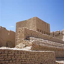 Gaochang Ruins - Palace area  remains,Gaochang