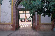 Tulufan (Turfan) - Erabaoxiang mosque interior,Tulufan