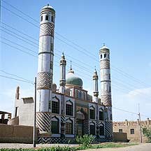 Tulufan (Turfan) - Erabaoxiang mosque,Tulufan